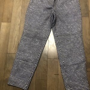 J crew cafe capri size zero lined pants.